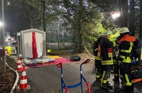 Kreisfeuerwehr Rotenburg (Wümme): FW-ROW: Gefahrguteinsatz: Ammoniak Austritt in Rotenburg