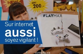 Schweiz. Kriminalprävention / Prévention Suisse de la Criminalité: La campagne nationale de prévention des cyberescroqueries des polices suisses " Et vous ? Vous auriez dit oui ? " a dévoilé son dernier volet sur le thème des faux magasins ...