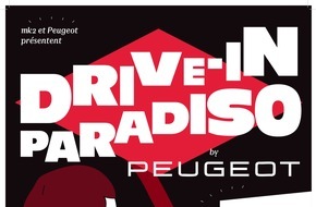 Peugeot Deutschland GmbH: Drive-In-Kino im Herzen von Le Mans: PEUGEOT und mk2 pr&auml;sentieren "Drive-In Paradiso By PEUGEOT"