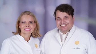 Dermatologie Quist: Muskelabbau im Alter gezielt vorbeugen: Dr. Jennifer Quist und Prof. Dr. Dr. Sven Quist von der Dermatologie Quist stellen das Verfahren der Muskelstimulation durch Magnetresonanz vor