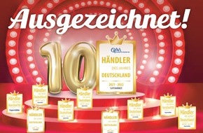 Kaufland: Zum 10. Mal in Folge Händler des Jahres