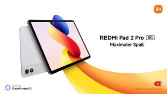 Xiaomi: REDMI stellt neue REDMI Pad 2 Pro Serie vor