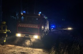 Feuerwehr Flotwedel: FW Flotwedel: Unklarer Feuerschein sorgt für nächtlichen Einsatz bei Offensen