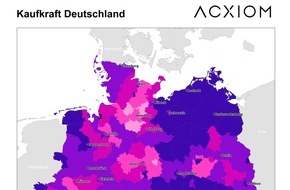 Acxiom: Kaufkraft in Deutschland 2026: Steigende Einkommen schaffen neue Spielr&auml;ume