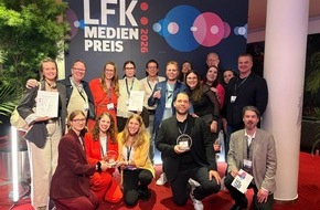Audiotainment Suedwest GmbH & Co. KG: Audiotainment S&uuml;dwest doppelt ausgezeichnet Landesmedienpreis Baden W&uuml;rttemberg f&uuml;r RADIO REGENBOGEN und ROCK FM