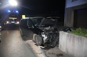 Kreispolizeibehörde Siegen-Wittgenstein: POL-SI: Zwei Verkehrsunfälle mit Verletzten unter Alkoholeinfluss -#polsiwi