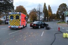 Polizei Minden-Lübbecke: POL-MI: Pkw-Fahrer übersieht Motorrad