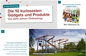 Monsterzeug GmbH: 10 Jahre Online-Geschenke-Markt - 10 Jahre Kuriositäten, Achterbahnen und Pusteäffchen