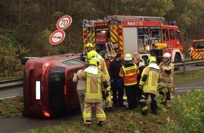 Feuerwehr Stolberg: FW-Stolberg: Verkehrsunfall mit einer schwer verletzten Person
