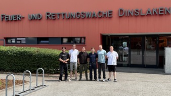 Feuerwehr Dinslaken: FW Dinslaken: Theorie trifft Praxis!