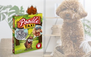 Piatnik: Poodle Taxi: Achtung, Floh-Alarm! Ein flottes Kartenspiel für die ganze Familie von Piatnik