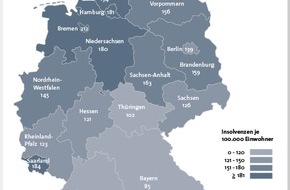 CRIF GmbH: Privatinsolvenzen sinken um 6,4 Prozent - vierter Anstieg in Folge bei den älteren Bundesbürgern