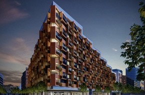 DC Developments: Eine Nussschale in der Urbanität von morgen / Eleven Decks sorgt für 306 Wohnungen, eigene Gärten in über 30 m Höhe und Community-Spaces im Westfield Hamburg-Überseequartier