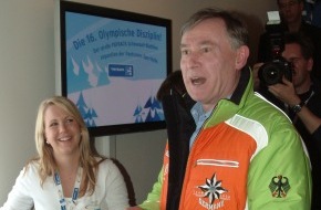 PAYBACK GmbH (Loyality Partner): Olympische Winterspiele Turin: PAYBACK engagiert sich für die Deutsche Sporthilfe / Auch Bundespräsident Horst Köhler sammelt beim "Schneeball-Biathlon" Punkte für den guten Zweck