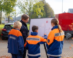 FW Kamen: Stadtübung der Jugenfeuerwehr Kamen