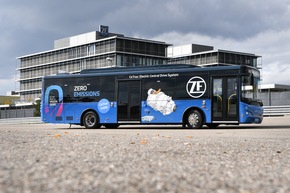 E-Mobility-Beschleuniger für die Stadt: ZF zeigt neuen elektrischen Zentralantrieb für Stadtbusse