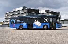 ZF Friedrichshafen AG: E-Mobility-Beschleuniger für die Stadt: ZF zeigt neuen elektrischen Zentralantrieb für Stadtbusse