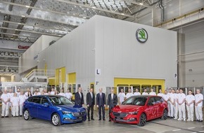 Skoda Auto Deutschland GmbH: Start der Serienfertigung des neuen Kompaktmodells SCALA bei SKODA AUTO in Mladá Boleslav (FOTO)