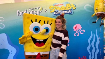 foodloose: Produktpremiere mit Prominenz / Nina Bott bei Launch Event der SpongeBob-Snacks von foodloose