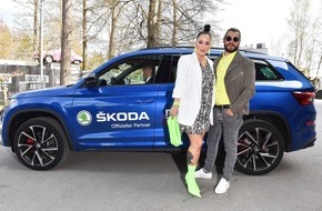 Skoda Auto Deutschland GmbH: Glamourös und gut vernetzt - SKODA chauffiert die Social Media-Stars