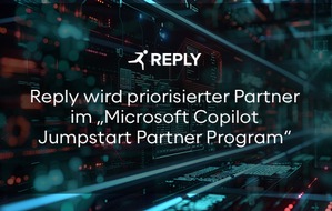 Reply Deutschland SE: Reply wird priorisierter Partner im "Microsoft Copilot Jumpstart Partner Program"