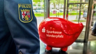 Polizeipräsidium Rheinpfalz: POL-PPRP: Banken und Polizei Seite an Seite - Gemeinsame Initiative zum Schutz älterer Menschen vor Betrug