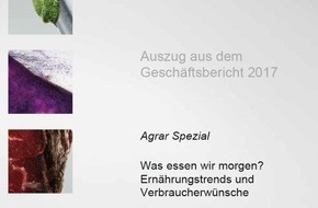 Landwirtschaftliche Rentenbank: Was essen wir morgen? / Landwirte sehen in neuen Ernährungstrends mehr Chancen als Risiken