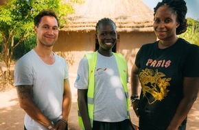 Johanniter Unfall Hilfe e.V.: #InDenFokus: Reise in den Südsudan / Die Schauspieler:innen Liz Baffoe und Ludwig Trepte besuchten verschiedene Projekte, die den Hunger in einem der fragilsten Länder der Welt bekämpfen