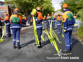 FW Kamen: Leistungswettkämpfe der Jugendfeuerwehr NRW in Kamen durchgeführt.