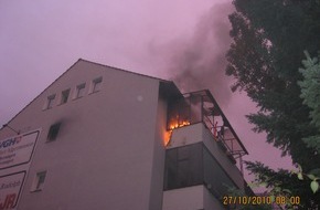 Polizeiinspektion Hildesheim: POL-HI: Acht verletzte Personen nach Wohnungsbrand