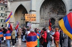 CSI Christian Solidarity International: Kundgebung in Bern: Schluss mit Schweigen - die Schweiz trägt Verantwortung für die Armenier!
