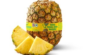 PENNY Markt GmbH: Keine Krone? Viele Vorteile! / Mehr Nachhaltigkeit: PENNY startet die Vermarktung von Ananas ohne Krone