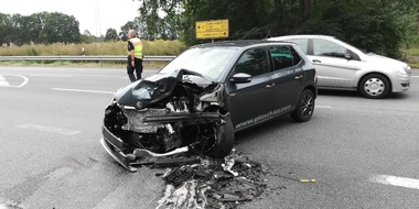 Polizeiinspektion Lüneburg/Lüchow-Dannenberg/Uelzen: POL-LG: ++ 125er-Fahrer verunfallt - schwer verletzt ++ Staubsaugerautomat aufgebrochen - Polizei nimmt Tatverdächtigen fest ++ Reifen in Serie beschädigt ++ Kollision an Kreuzung ++