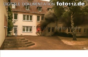 Feuerwehr Dortmund: FW-DO: 23.06.2017 - Feuer in Westrich,
Brand in einem leerstehenden Gebäude