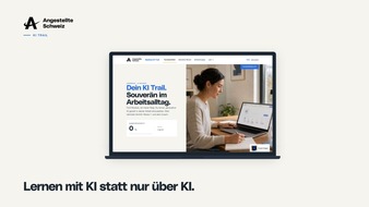 Angestellte Schweiz: Lernen mit KI statt nur &uuml;ber KI - Neues Format erlaubt personalisiertes Lernen f&uuml;r Arbeitnehmende