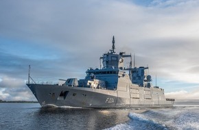 Presse- und Informationszentrum Marine: Zuwachs für die Flotte: Fregatte "Sachsen-Anhalt" wird in Dienst gestellt