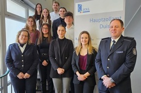 Hauptzollamt Duisburg: HZA-DU: Berufseinsteiger beim Hauptzollamt Duisburg / Jetzt Karriere beim ZOLL starten!