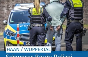 Polizei Mettmann: POL-ME: Nach Raub auf Sauna-Parkplatz: Schneller Ermittlungserfolg für die Polizei - Tatverdächtige in Untersuchungs-Haft - Haan / Wuppertal - 2403057