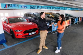 Ford geht dahin, wo Kunden einkaufen: In Zusammenarbeit mit dem Autohaus Bunk werden in der Europa-Galerie in Saarbrücken neue Möglichkeiten zum Kauf von Autos getestet (FOTO)