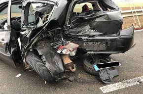 Polizeidirektion Landau: POL-PDLD: Insheim - Autofahrerin bei Unfall verletzt