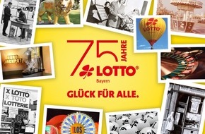 LOTTO Bayern: 75 Jahre Glück für alle in Bayern: 20 Milliarden Euro Gewinne mit allein 1033 neuen Millionären
