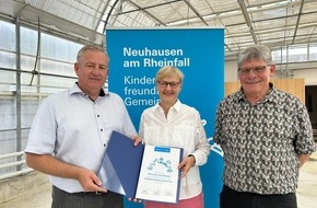 UNICEF Schweiz und Liechtenstein: Neuhausen erhält UNICEF Label «Kinderfreundliche Gemeinde»