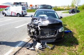 Polizeidirektion Worms: POL-PDWO: Alsheim - Vier Verletzte bei Verkehrsunfall