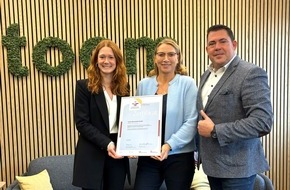 toom Baumarkt GmbH: toom erreicht n&auml;chstes Zertifizierungsniveau im audit berufundfamilie / Vierte Auszeichnung in Folge best&auml;tigt zehn Jahre familien- und lebensphasenbewusste Personalpolitik