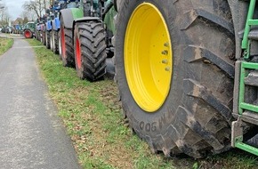 Polizeiinspektion Emsland/Grafschaft Bentheim: POL-EL: Wilsum - 1000 Traktoren bei Anbautagung