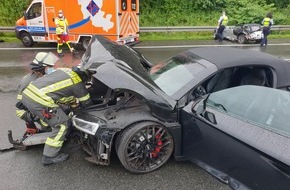 Feuerwehr Gevelsberg: FW-EN: Verkehrsunfall auf der BAB 1