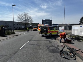 POL-STD: 57-jähriger Radfahrer nach Unfall in Buxtehude lebensgefährlich verletzt
