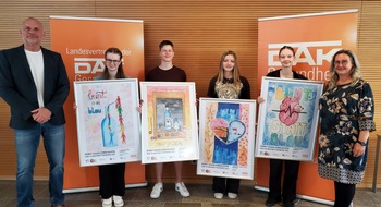 DAK-Gesundheit: Schülerin aus Stadtroda gewinnt Plakatwettbewerb gegen Komasaufen in Thüringen