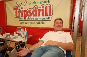 Erlebnispark Tripsdrill: Erfolgreiche Bilanz der 18. DRK Blutspende in Tripsdrill