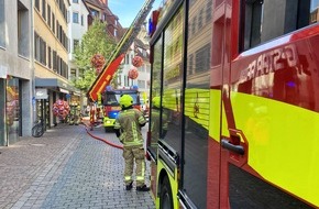 Feuerwehr Konstanz: FW Konstanz: Wohnungsbrand in Konstanzer Altstadt